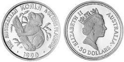 50 Dollaro Australia (1939 - ) Platino Elisabetta II (1926-2022)