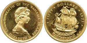 50 Dólar Bahamas (1973 - ) Oro Isabel II (1926-2022)