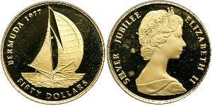 50 Dólar Bermudas Oro Isabel II (1926-2022)
