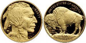 50 Dólar Estados Unidos de América (1776 - ) Oro 