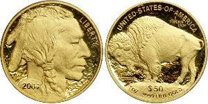 50 Dólar Estados Unidos de América (1776 - ) Oro 