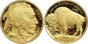 50 Dólar Estados Unidos de América (1776 - ) Oro 