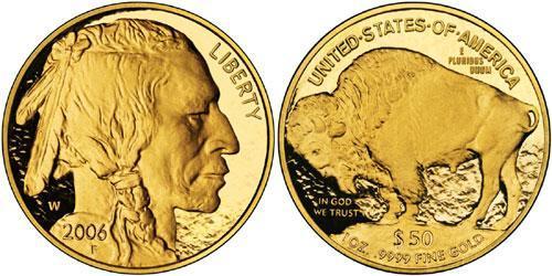 50 Dólar Estados Unidos de América (1776 - ) Oro 