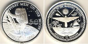 50 Dólar Islas Marshall (1979 - ) Plata 