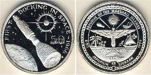50 Dólar Islas Marshall (1979 - ) Plata 