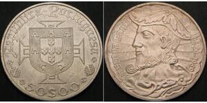 50 Escudo Estado Nuevo (Portugal) (1933 - 1974) Plata Vasco da Gama (1460 -1524)