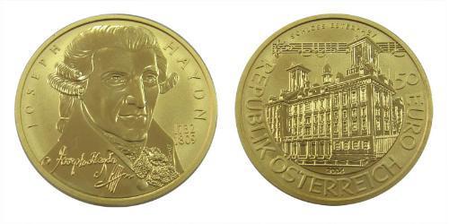 50 Euro Republic of Austria (1955 - ) Gold 