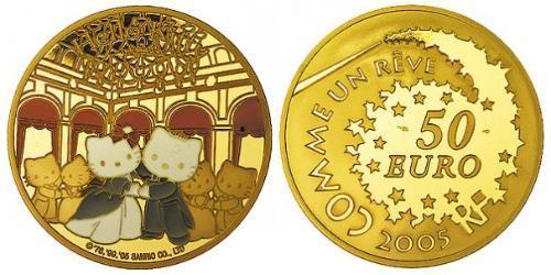 50 Euro Cinquième République (1958 - ) Or 