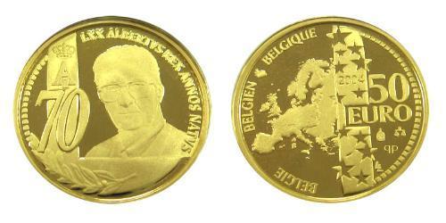 50 Euro Belgio Oro 