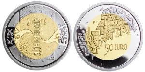 50 Euro Finlandia (1917 - ) Oro/Argento 