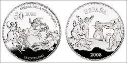 50 Euro Reino de España (1976 - ) Plata 