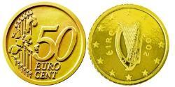 50 Eurocent Irlande (1922 - ) Tin/Aluminium/Cuivre/Zinc 
