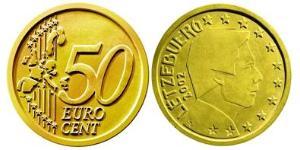50 Eurocent Luxembourg (pays) Tin/Aluminium/Cuivre/Zinc 