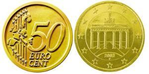 50 Eurocent Bundesrepublik Deutschland  (1990 - ) Tin/Aluminium/Kupfer/Zink 