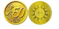 50 Eurocent Republica Portuguesa (1975 - ) Tin/Aluminium/Kupfer/Zink 