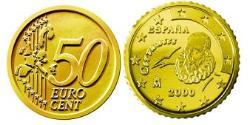 50 Eurocent Regno di Spagna (1976 - ) Tin/Rame/Alluminio/Zinco 