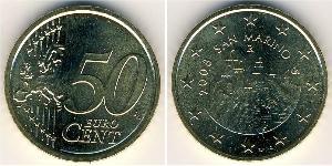 50 Eurocent San Marino (301 - ) Tin/Rame/Alluminio/Zinco 