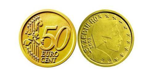 50 Eurocent 卢森堡 Tin/铝/銅/Zinc 