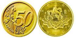 50 Eurocent 意大利 Tin/铝/銅/Zinc 