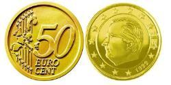 50 Eurocent 比利时 Tin/铝/銅/Zinc 阿尔贝二世 (比利时)