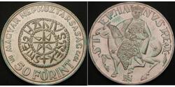 50 Forint Ungheria Argento 