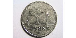 50 Forint Ungarn (1989 - ) Messing/Nickel 