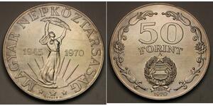 50 Forint Ungarn Silber 