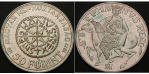 50 Forint Ungarn Silber 