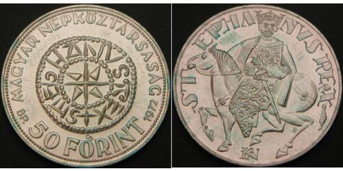 50 Forint Ungarn Silber 