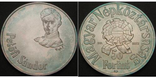 50 Forint Ungarn Silber 