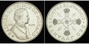 50 Franc Monaco Argent Rainier III