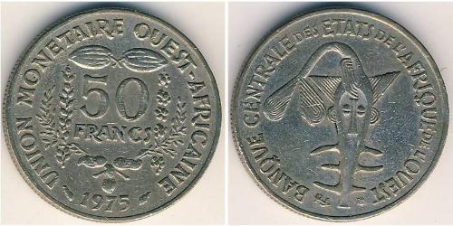 50 Franc French West Africa (1895-1958) Copper/Nickel 