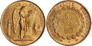 50 Franc French Third Republic (1870-1940)  Gold 