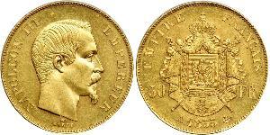50 Franc Zweites Kaiserreich (1852-1870) Gold Napoleon III (1808-1873)
