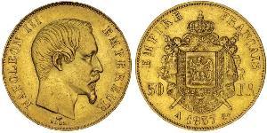 50 Franc Zweites Kaiserreich (1852-1870) Gold Napoleon III (1808-1873)