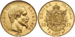 50 Franc Zweites Kaiserreich (1852-1870) Gold Napoleon III (1808-1873)