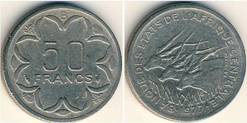 50 Franc Zentralafrikanische Republik Kupfer/Nickel 