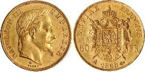50 Franc Second Empire (1852-1870) Or Napoleon III (1808-1873)
