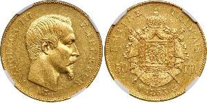 50 Franc Second Empire (1852-1870) Or Napoleon III (1808-1873)