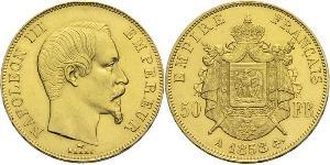 50 Franc Second Empire (1852-1870) Or Napoleon III (1808-1873)