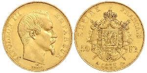 50 Franc Second Empire (1852-1870) Or Napoleon III (1808-1873)