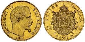 50 Franc Second Empire (1852-1870) Or Napoleon III (1808-1873)
