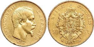 50 Franc Second Empire (1852-1870) Or Napoleon III (1808-1873)
