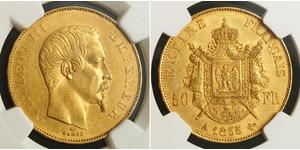 50 Franc Second Empire (1852-1870) Or Napoleon III (1808-1873)