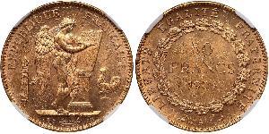 50 Franc Troisième République (1870-1940)  Or 