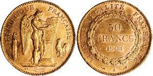 50 Franc Troisième République (1870-1940)  Or 