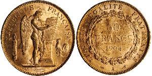 50 Franc Troisième République (1870-1940)  Or 
