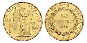 50 Franc Troisième République (1870-1940)  Or 