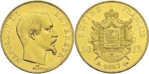 50 Franc Segundo Imperio francés (1852-1870) Oro Napoleon III (1808-1873)