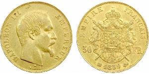 50 Franc Segundo Imperio francés (1852-1870) Oro Napoleon III (1808-1873)